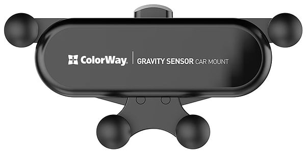 Фото - Автодержатель Colorway Gravity Sensor Holder Black (CW-CHG11-BK)