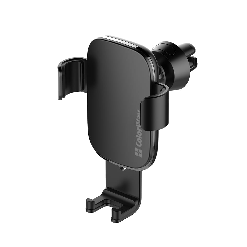 Автотримач Colorway Metallic Gravity Holder 3 Black (CW-CHG14-BK) - Фото 1