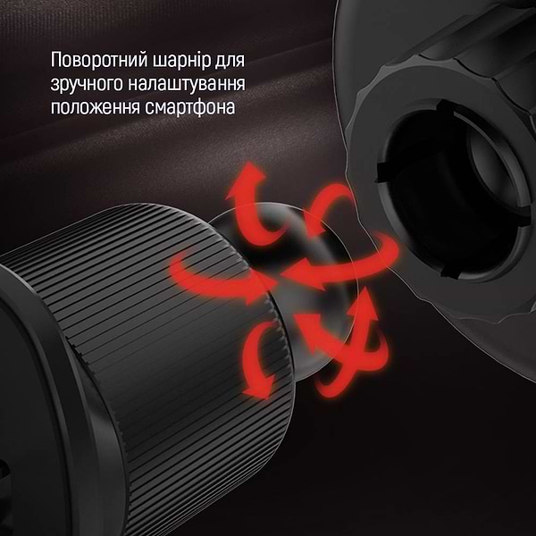 Фото - Автодержатель Colorway Air Vent-5 Black (CW-CHM15-BK)