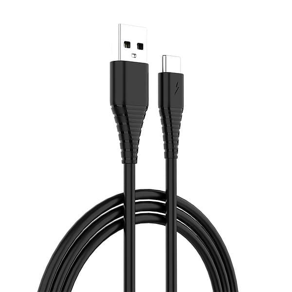 Фото - Мережевий зарядний пристрій Colorway 1USB Quick Charge 3.0 18W Black+ cable Type C (CW-CHS013QCC-BK)