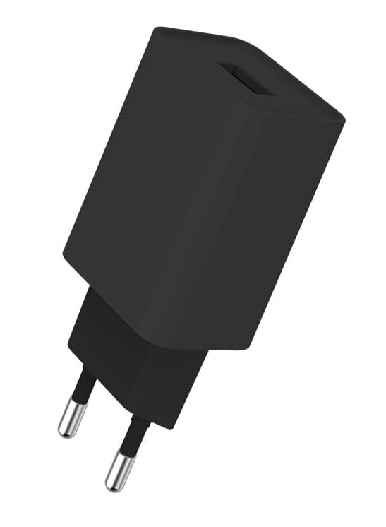 Фото - Мережевий зарядний пристрій Colorway 1USB Quick Charge 3.0 18W Black+ cable Type C (CW-CHS013QCC-BK)