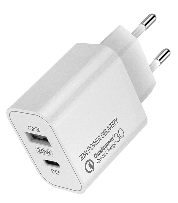 Фото - Мережевий зарядний пристрій Colorway 1USB Type-C PDx3A 1USBx4A White (CW-CHS025QPD-WT)