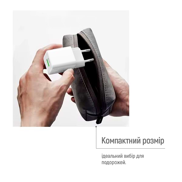 Фото - Мережевий зарядний пристрій Colorway GaN Mini 35W PD Port PPS USB White (CW-CHS055PD-WT)