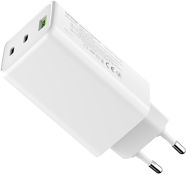Фото - Мережевий зарядний пристрій Colorway GaN Mini 100W PD Port PPS USB (USB-2C1A) White (CW-CHS061PD-WT)