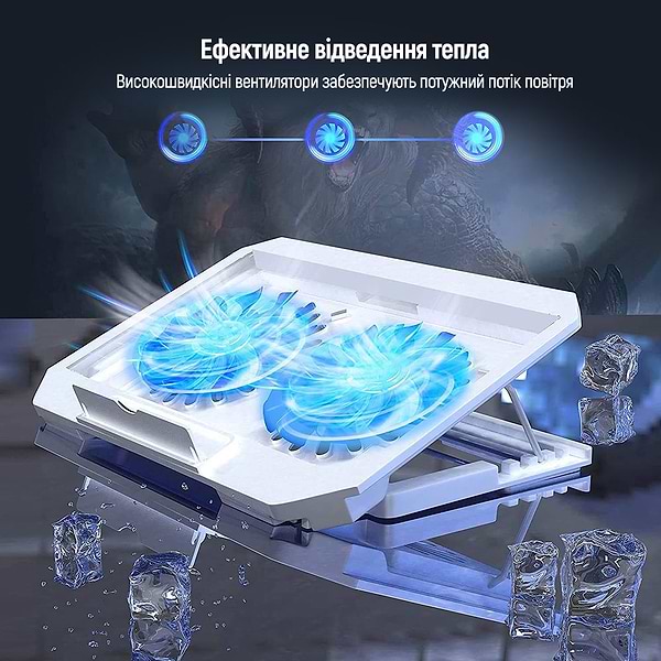 Фото - Підставка під ноутбук охолоджуюча Colorway Cooling Laptop Q100 (CW-CLQ100)