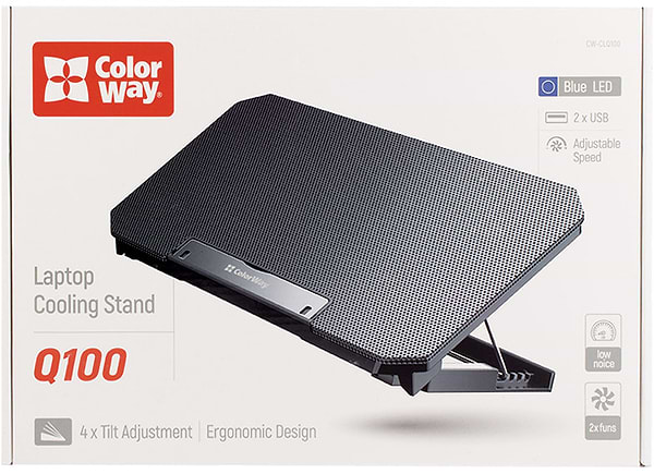 Фото - Підставка під ноутбук охолоджуюча Colorway Cooling Laptop Q100 (CW-CLQ100)
