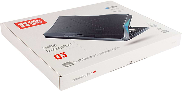 Фото - Підставка під ноутбук охолоджуюча Colorway Cooling Laptop Q3 (CW-CLQ3)