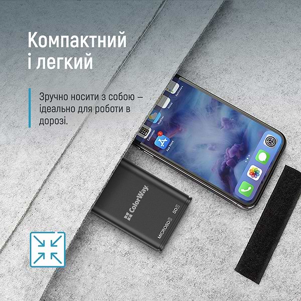 Фото - Кардридер Colorway USB-C to USB 3.0/SD/MicroSD (CW-CR-02)