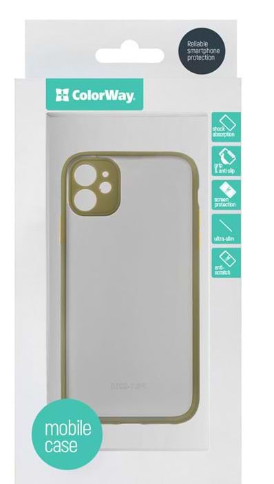 Фото - Чехол для смартфона Colorway Smart Matte для Apple iPhone 11, зелёный (CW-CSMAI11-GR)