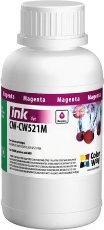 Чорнило Colorway Canon CL-38/521 (Magenta) (CW-CW521M02) 200мл - Фото 1