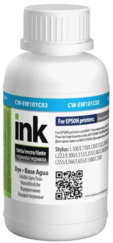 Фото - Чорнило Colorway для Epson L-100/200, 200 мл Cyan (CW-EW101C02)