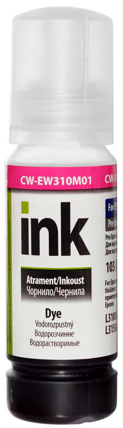 Чорнило Colorway для Epson L3100/3110/3150/3151 70 мл Magenta (CW-EW310M01) - Фото 1