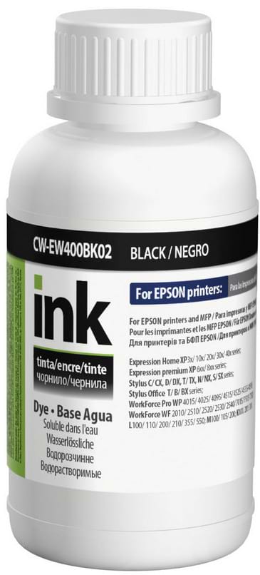 Чорнило Colorway EPSON T26/C91 (Black) (CW-EW400BK02) 200мл - Фото 1