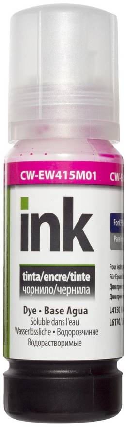 Чорнило Colorway Epson L-4150/4160/6160/6170 70мл Magenta EW415M (CW-EW415M01) - Фото 1