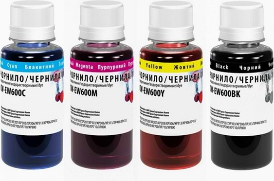 Фото - Чернила Colorway Epson XP103/600 BK/С/M/Y 4х100 г (CW-EW610SET01) Фото - Чернила Colorway Epson XP103/600 BK/С/M/Y 4х100 г (CW-EW610SET01)