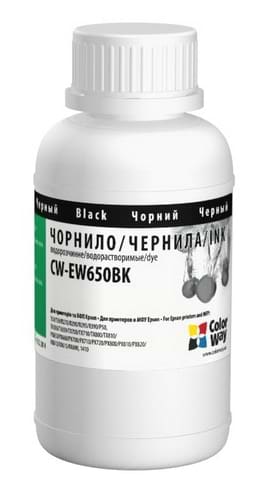 Чорнило Colorway EPSON TX650 (Black) (CW-EW650BK02) 200мл - Фото 1