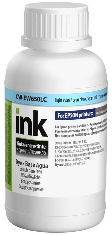 Фото - Чернила Colorway EPSON TX650 (Light Cyan) (CW-EW650LC02) 200мл