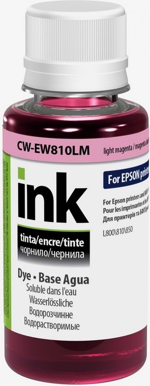 Чорнило Colorway Epson L800/L810/L850 (Light Magenta) (CW-EW810LM01) 100мл - Фото 1