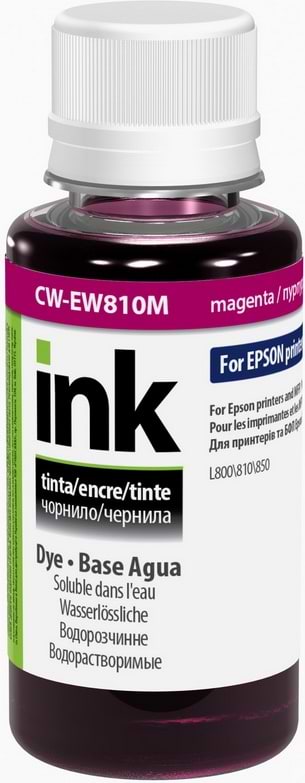 Чорнило Colorway Epson L800/L810/L850 (Magenta) (CW-EW810M01) 100мл - Фото 1