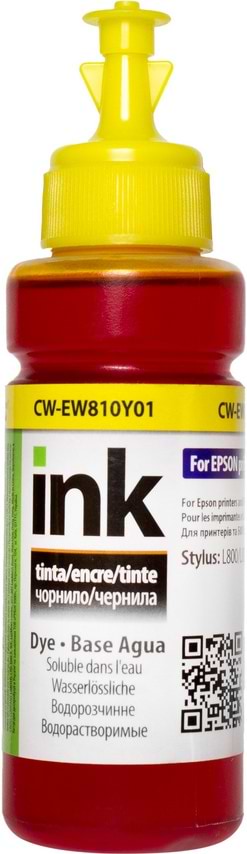 Чорнило Colorway Epson L800/L810/L850 (Yellow) (CW-EW810Y01) 100мл - Фото 1