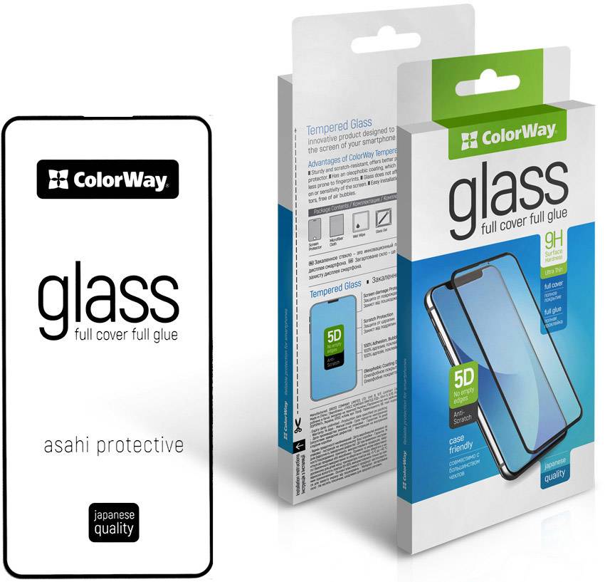 Фото - Защитное стекло для смартфона Colorway 9H FC glue for Apple iPhone 16 Black (CW-GSFGAI16-BK)