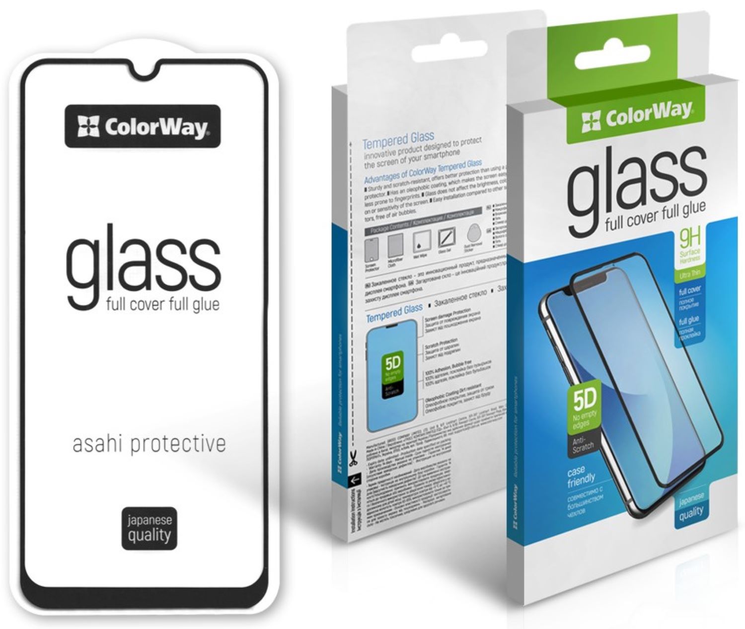 Захисне скло для смартфону Colorway 9H FC glue Samsung Galaxy A16 Black (CW-GSFGSGA166-BK) - Фото 1