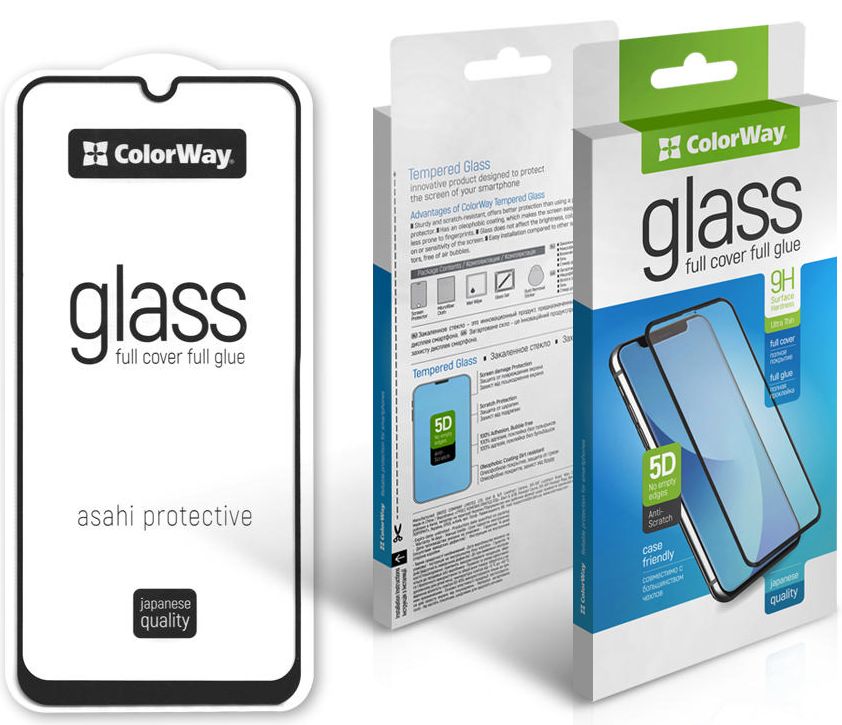 Захисне скло для смартфону Colorway 9H FC glue Xiaomi Redmi Note 17 Pro 5G black (CW-GSFGXRN17P5-BK)