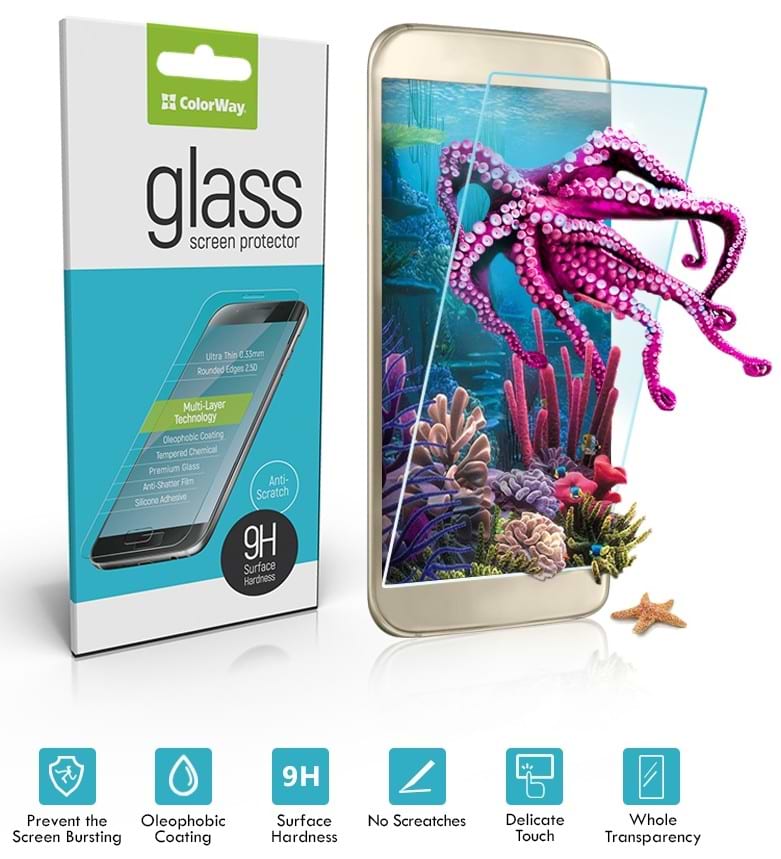 Уценка - Защитное стекло для планшета Colorway Lenovo Tab M10/M10 HD TB-X505L/X605L 10'' (CW-GTLTM10)