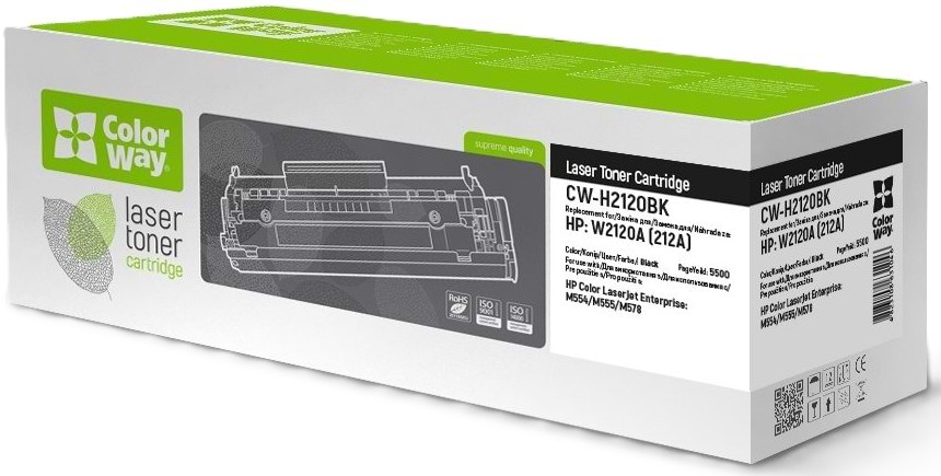 Картридж для лазерных принтеров/МФУ Colorway HP (W2120A) CLJ M554/M555/M578 Black (CW-H2120BK)