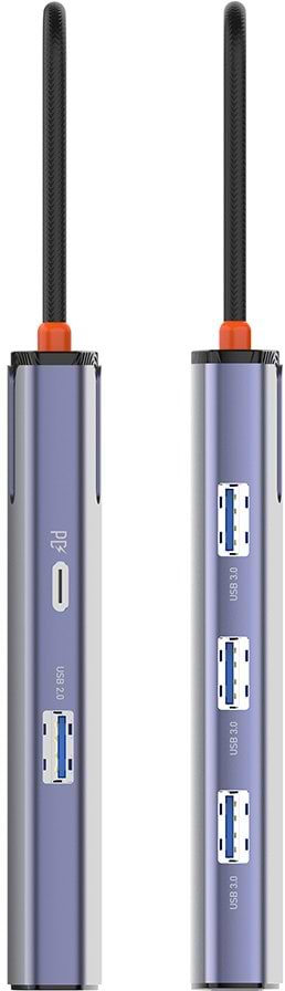 Фото - Хаб USB Colorway USB-C 6-в-1 Type C PD 100W/USB3.0х3/USB2.0/RJ45 (CW-HUB03)