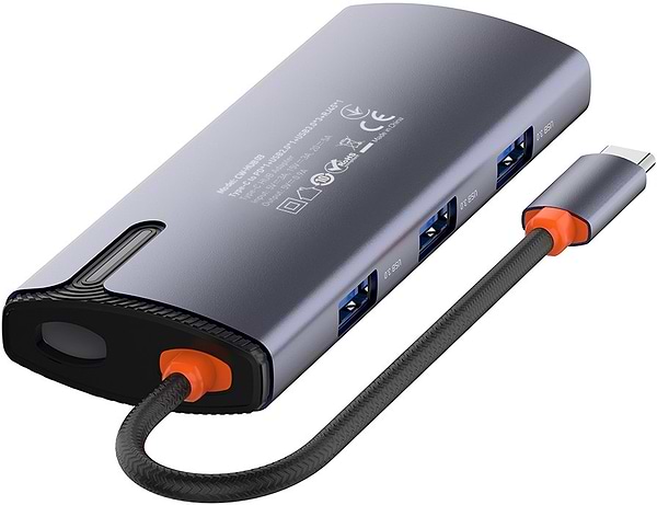 Фото - Хаб USB Colorway USB-C 6-в-1 Type C PD 100W/USB3.0х3/USB2.0/RJ45 (CW-HUB03)