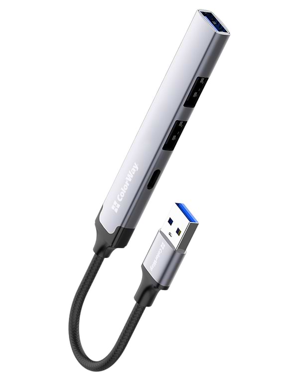 Фото - Хаб USB Colorway USB-A 4-в-1 USB2.0х3/USB3.0 (CW-HUB05)