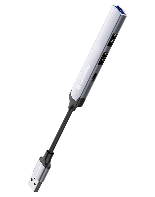 Фото - Хаб USB Colorway USB-A 4-в-1 USB2.0х3/USB3.0 (CW-HUB05)