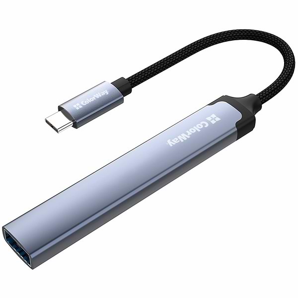 Фото - Хаб USB Colorway USB-C 4-в-1 USB-C2.0х3/USB3.0 (CW-HUB07)