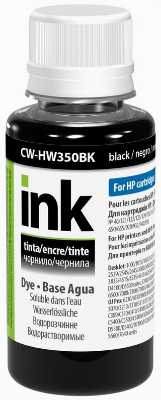 Чернила для заправки картриджа Colorway HP 121/129 (Black) (CW-HW350BK01) 100мл - Фото 1