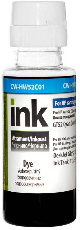 Чорнило Colorway HP Ink Tank 115/315/415 100 мл Cyan HW52C (CW-HW52C01) - Фото 1