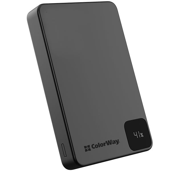 Фото - Батарея мобільна Colorway Power Bank 10 000 mAh 15W MagSafe USB-C PD 20W Black (CW-PB100LPA1BK-WPDD)