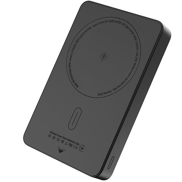Фото - Батарея мобільна Colorway Power Bank 10 000 mAh 15W MagSafe USB-C PD 20W Black (CW-PB100LPA1BK-WPDD)