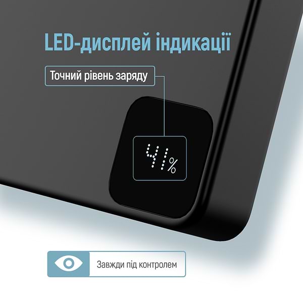 Фото - Батарея мобільна Colorway Power Bank 10 000 mAh 15W MagSafe USB-C PD 20W Black (CW-PB100LPA1BK-WPDD)