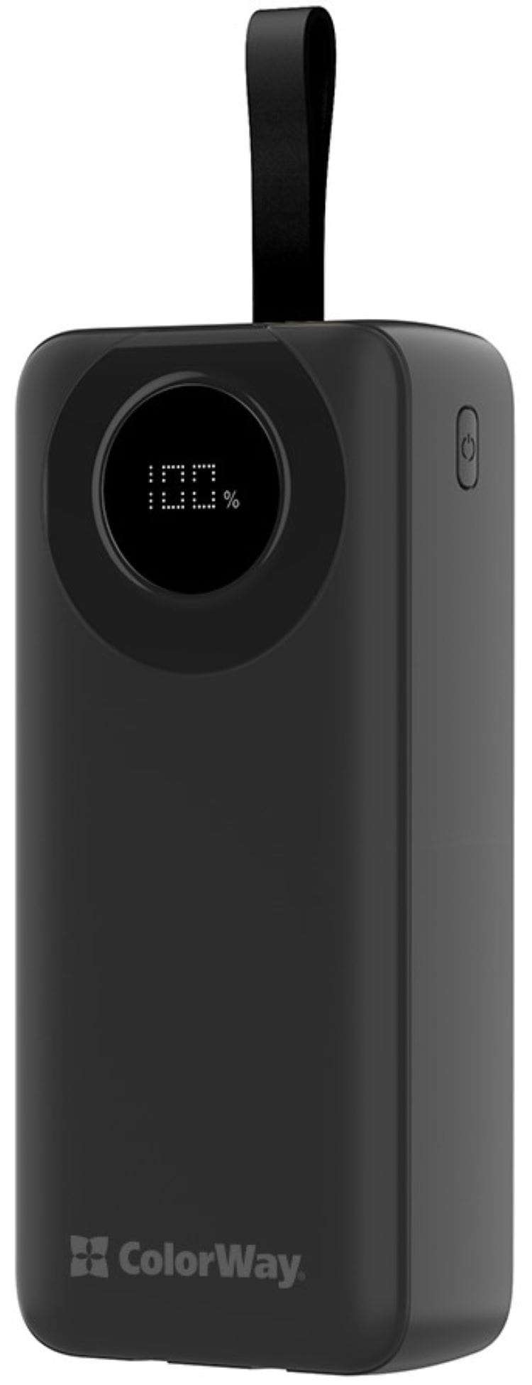 Батарея мобильная Colorway 30000 mAh EnergyPlus Black (CW-PB300LPB4BK-PDD) - Фото 1