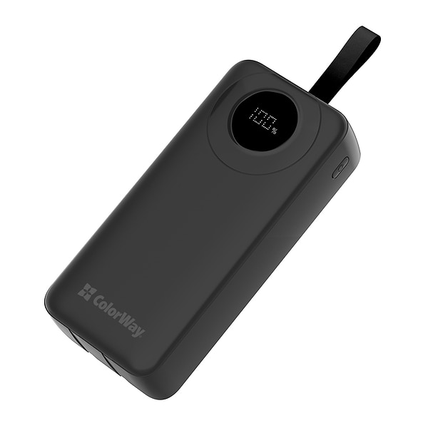 Фото - Батарея мобільна Colorway 30000 mAh EnergyPlus Black (CW-PB300LPB4BK-PDD)
