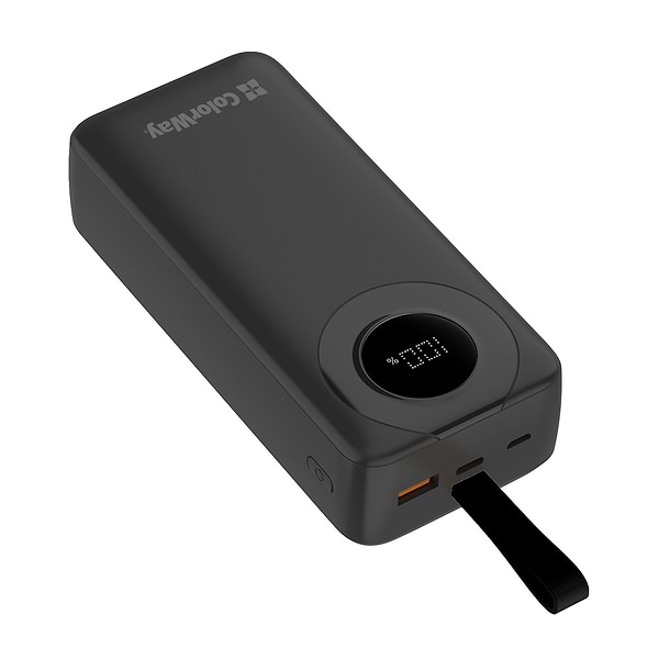 Фото - Батарея мобільна Colorway 30000 mAh EnergyPlus Black (CW-PB300LPB4BK-PDD)