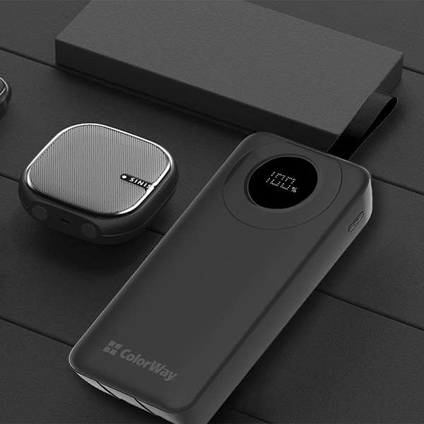 Фото - Батарея мобільна Colorway 30000 mAh EnergyPlus Black (CW-PB300LPB4BK-PDD)