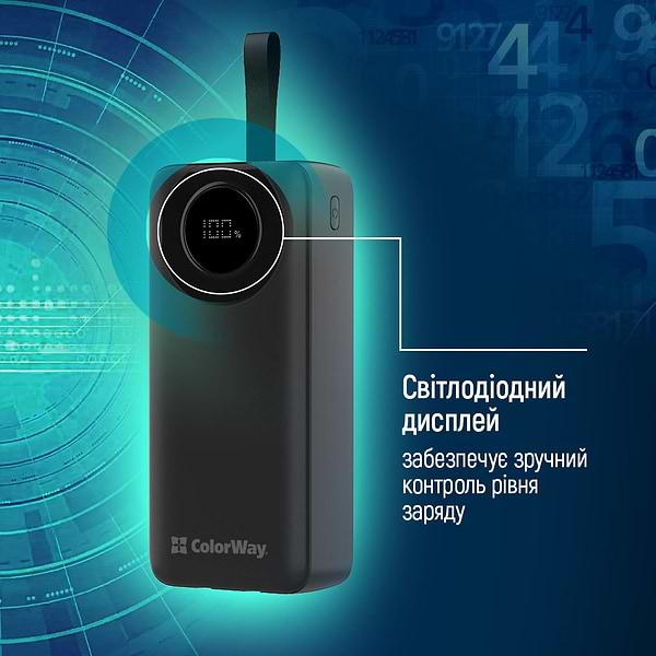 Фото - Батарея мобільна Colorway 30000 mAh EnergyPlus Black (CW-PB300LPB4BK-PDD)