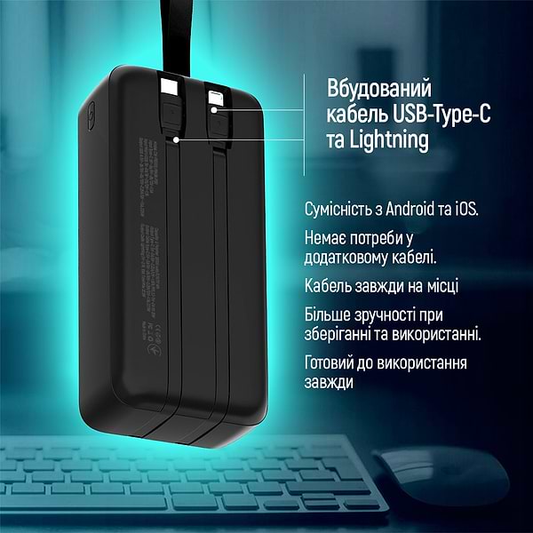 Фото - Батарея мобільна Colorway 30000 mAh EnergyPlus Black (CW-PB300LPB4BK-PDD)