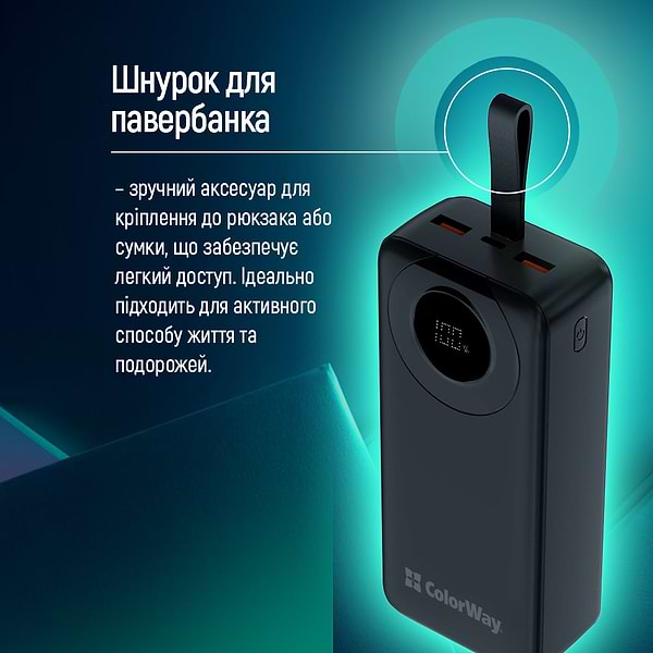 Фото - Батарея мобільна Colorway 30000 mAh EnergyPlus Black (CW-PB300LPB4BK-PDD)