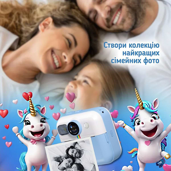 Фото - Фотокамера миттєвого друку Colorway CW-PHP01B Blue