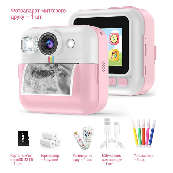 Фото - Фотокамера миттєвого друку Colorway CW-PHP01P Pink