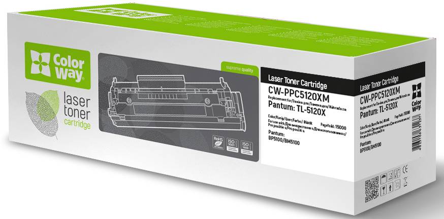 Картридж для лазерных принтеров/МФУ Colorway Pantum (TL-5120X) BP5100/BM5100 (CW-PPC5120XM)