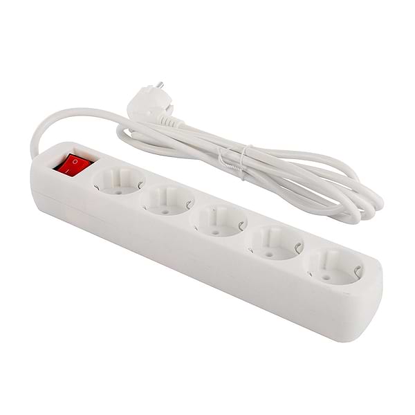 Фото - Мережевий фільтр Colorway 2m White (CW-PSEA52W)